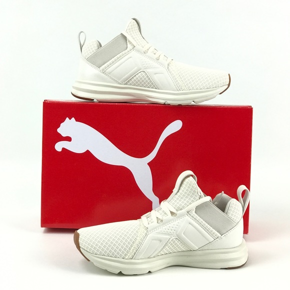 🔴 SOLD Puma Womens Enzo Premium White Mesh Shoes - Picture 2 of 7